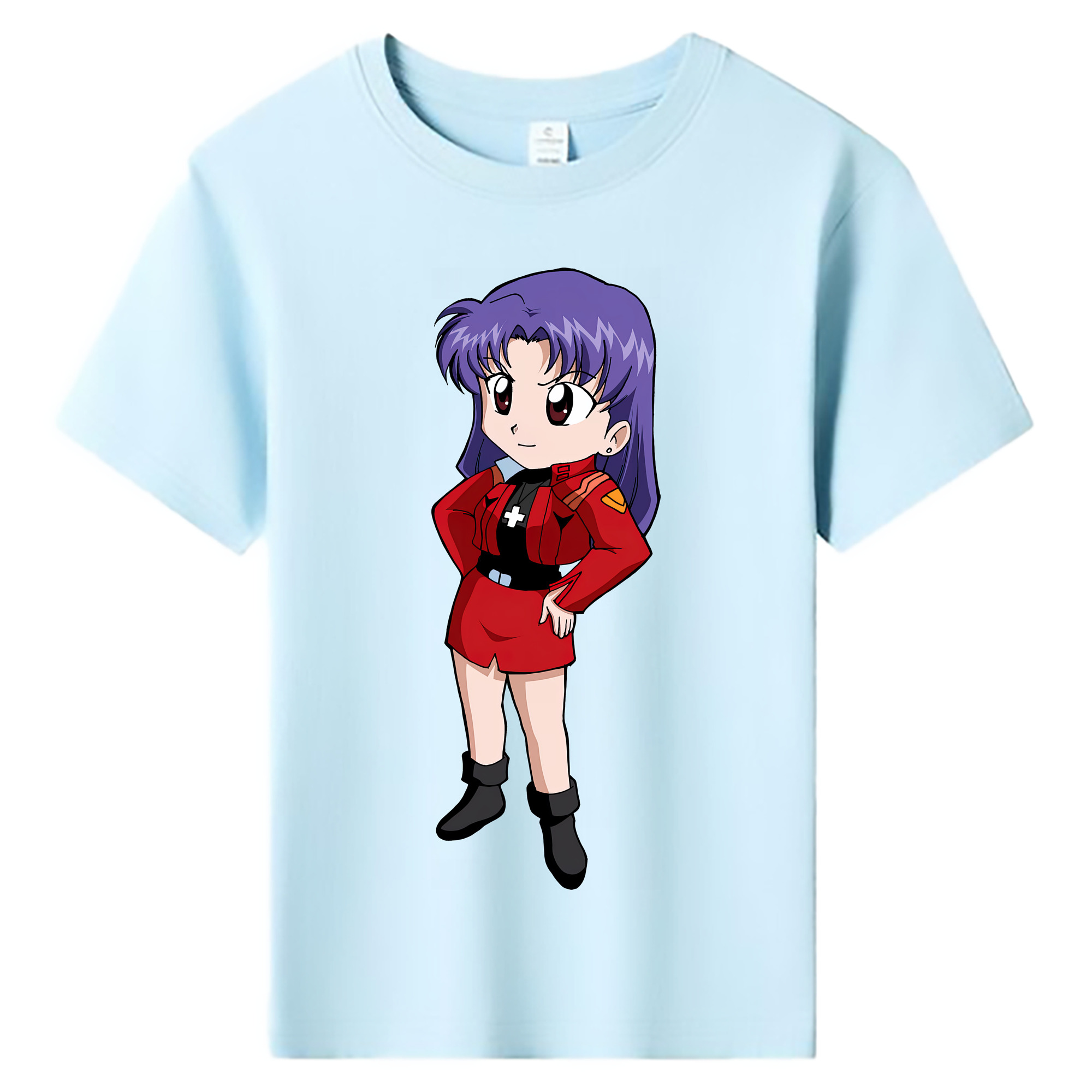 （画像用） EVA 新世紀エヴァンゲリオン 綿100％キッズTシャツ（フロントプリント）